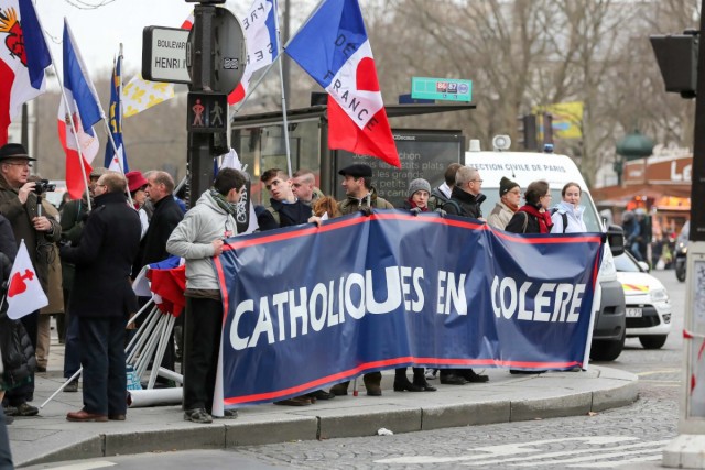 26.01.2014. « Jour de colère » à Paris : manifestation anti-Hollande