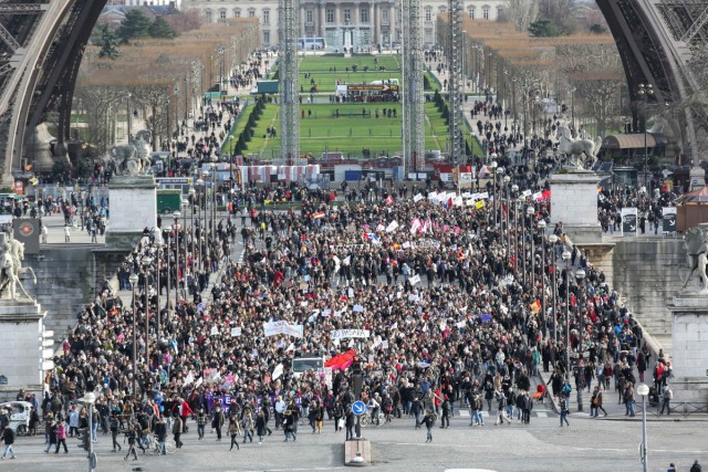 01.02.2014. Des milliers de manifestants dans la rue pour le droit à l’IVG en Espagne