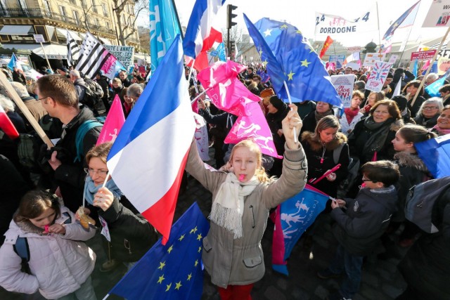 02.02.2014. La « Manif pour tous » contre la « familiphobie » du gouvernement