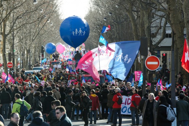 02.02.2014. La « Manif pour tous » contre la « familiphobie » du gouvernement