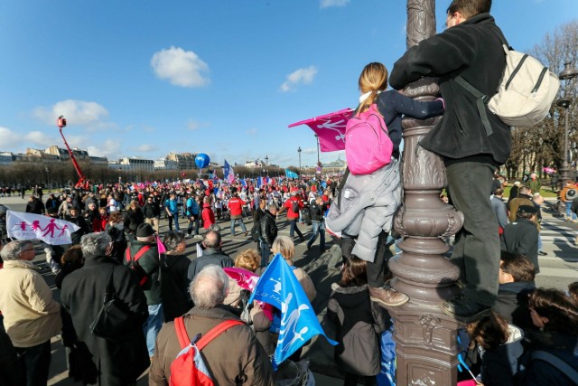 02.02.2014. La « Manif pour tous » contre la « familiphobie » du gouvernement