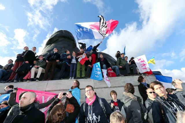 02.02.2014. La « Manif pour tous » contre la « familiphobie » du gouvernement