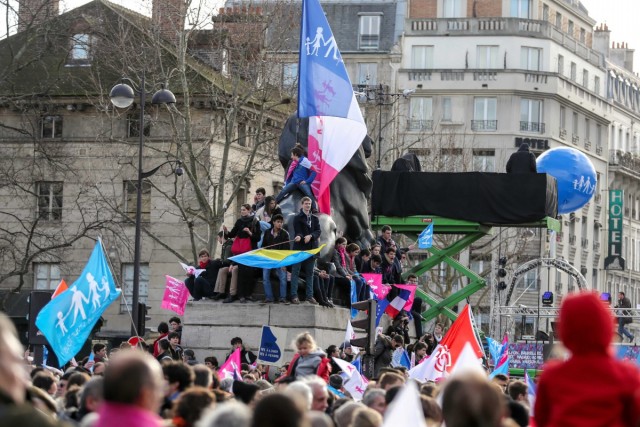 02.02.2014. La « Manif pour tous » contre la « familiphobie » du gouvernement