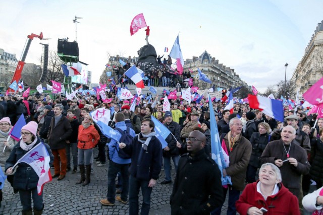02.02.2014. La « Manif pour tous » contre la « familiphobie » du gouvernement