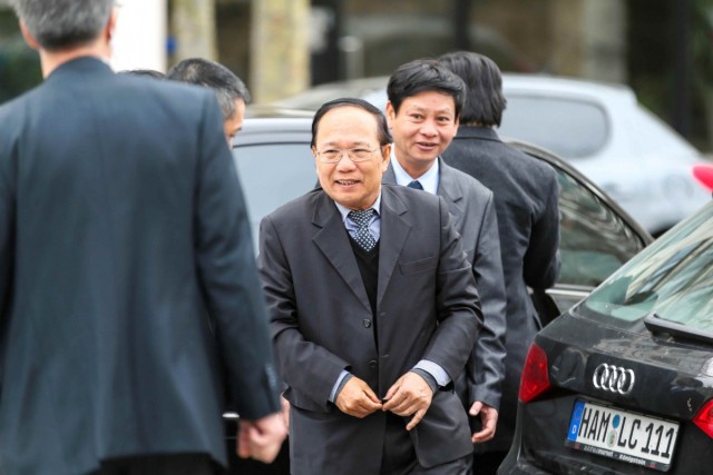 15.02.2014. Le ministre vietnamien Hoang Tuan Anh lance la fête du Têt