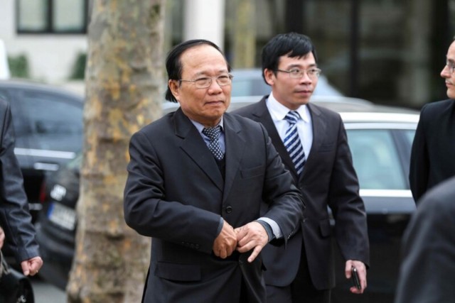 15.02.2014. Le ministre vietnamien Hoang Tuan Anh lance la fête du Têt