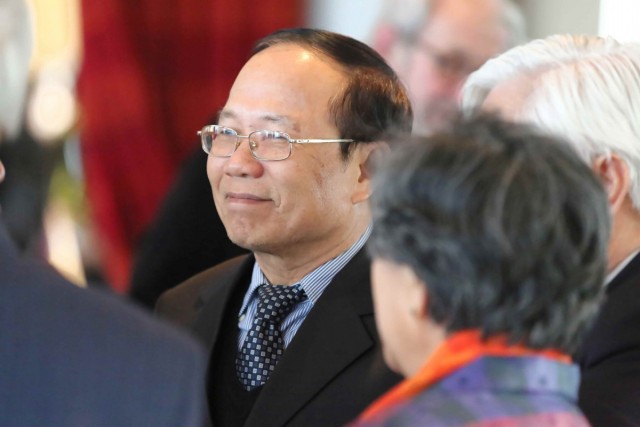 15.02.2014. Le ministre vietnamien Hoang Tuan Anh lance la fête du Têt