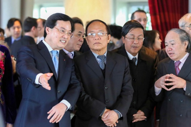 15.02.2014. Le ministre vietnamien Hoang Tuan Anh lance la fête du Têt