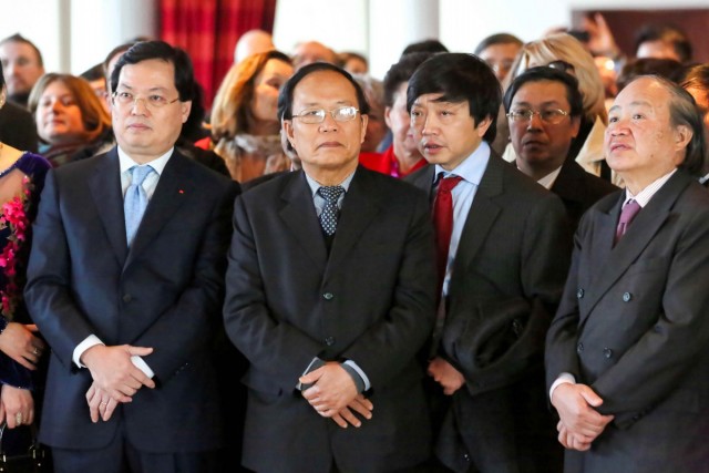 15.02.2014. Le ministre vietnamien Hoang Tuan Anh lance la fête du Têt