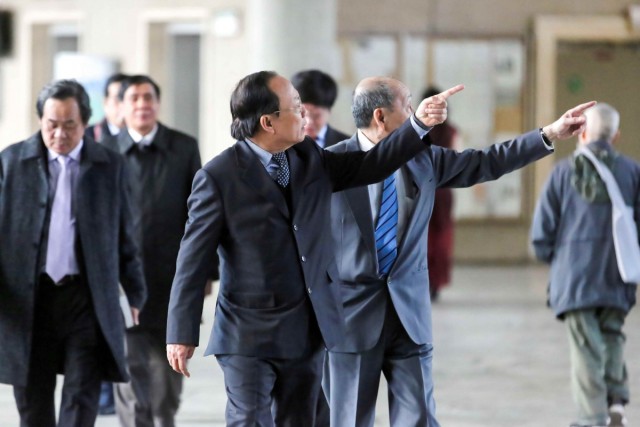 15.02.2014. Le ministre vietnamien Hoang Tuan Anh lance la fête du Têt