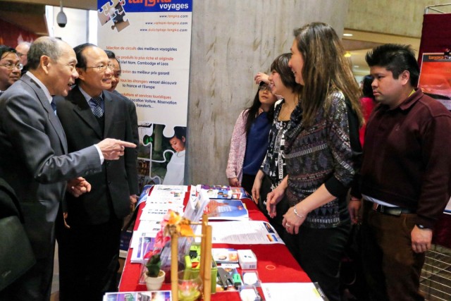 15.02.2014. Le ministre vietnamien Hoang Tuan Anh lance la fête du Têt