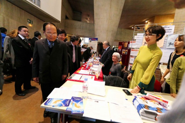 15.02.2014. Le ministre vietnamien Hoang Tuan Anh lance la fête du Têt