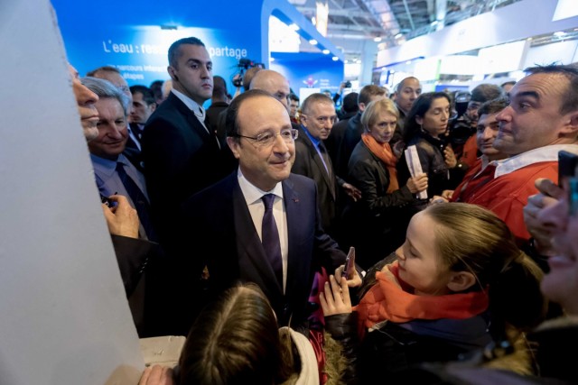 22.02.2014. François Hollande bien accueilli au Salon de l’agriculture