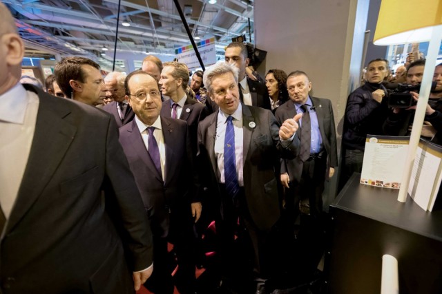 22.02.2014. François Hollande bien accueilli au Salon de l’agriculture