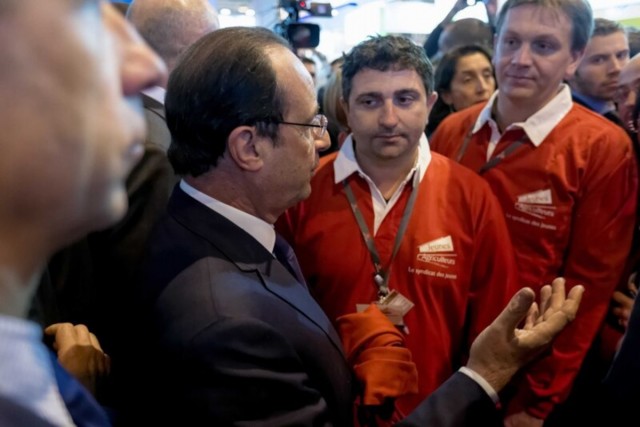 22.02.2014. François Hollande bien accueilli au Salon de l’agriculture