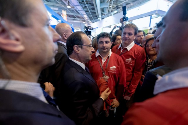 22.02.2014. François Hollande bien accueilli au Salon de l’agriculture