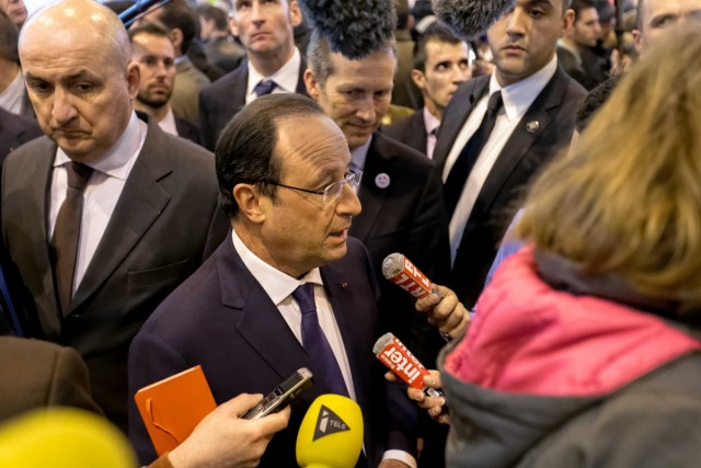 22.02.2014. François Hollande bien accueilli au Salon de l’agriculture