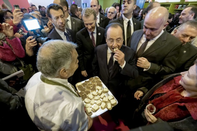 22.02.2014. François Hollande bien accueilli au Salon de l’agriculture