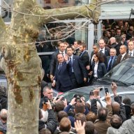 22.02.2014. Francois Hollande quitte le Salon de l’agriculture