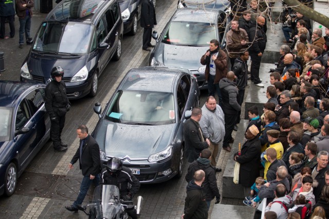22.02.2014. Francois Hollande quitte le Salon de l’agriculture