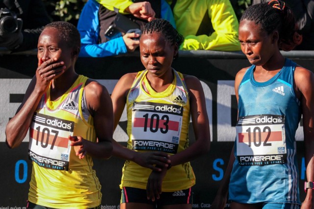 02.03.2014. Semi-marathon de Paris. 33 200 coureurs au départ de la 22e édition