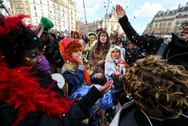 02.03.2014. Défilé du Carnaval dans les rues de Paris