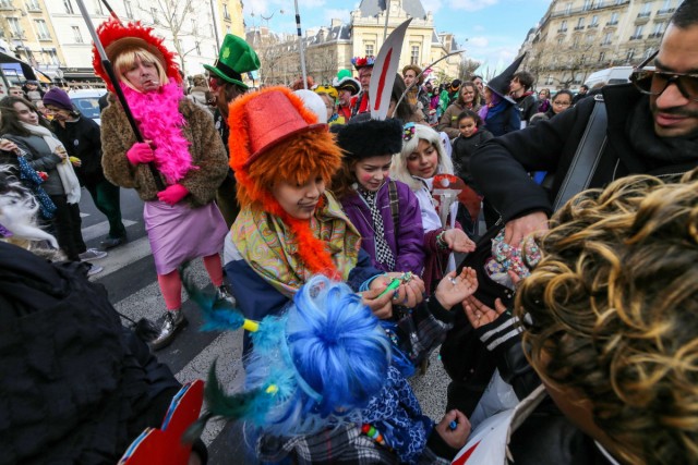02.03.2014. Défilé du Carnaval dans les rues de Paris