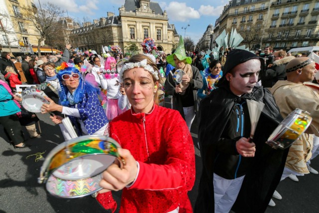 02.03.2014. Défilé du Carnaval dans les rues de Paris