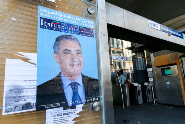 16.04.2014. Paris : la campagne présidentielle algérienne s’affiche