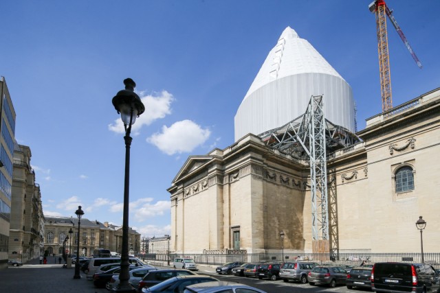 20.04.2014. Paris : une restauration historique du Panthéon