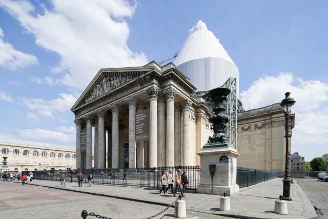 20.04.2014. Paris : une restauration historique du Panthéon