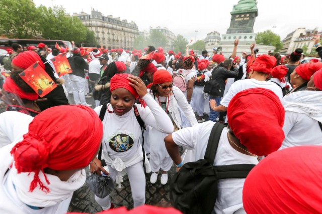 26.04.2014. Une marche contre la violence aux Antilles