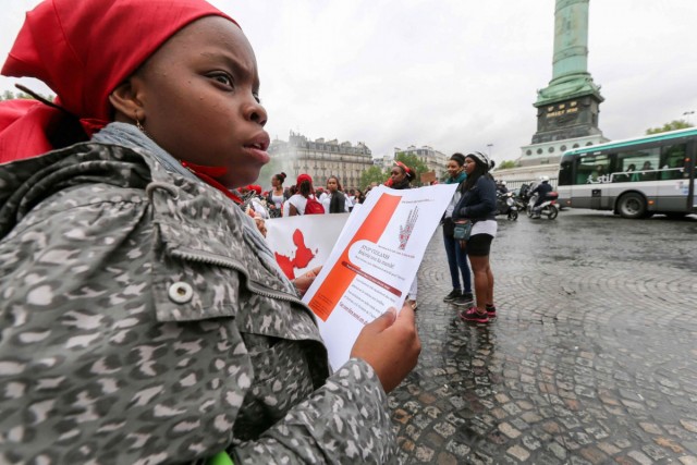 26.04.2014. Une marche contre la violence aux Antilles