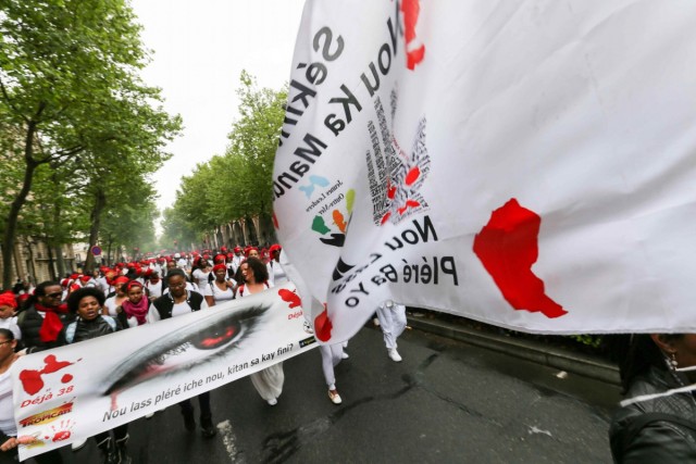 26.04.2014. Une marche contre la violence aux Antilles