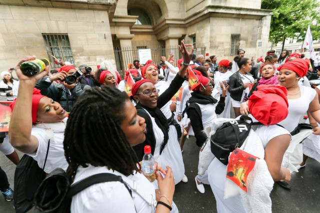 26.04.2014. Une marche contre la violence aux Antilles