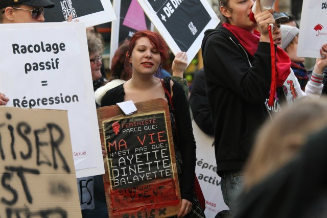 8/19. Manifestation d'ampleur contre les violences sexistes. © Michel Stoupak. Dim 25.11.2012.