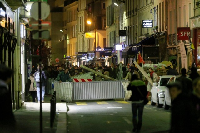 26/27. Violents affrontements en marge de la manif pour tous. © Michel Stoupak. Dim 26.05.2013, 23h12m37.