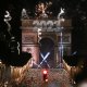 2/4. Feu d'artifice avec “2023” projeté sur l'Arc de Triomphe. © Michel Stoupak. Dim 01.01.2023, 00h01m29.