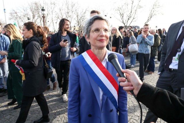 8/9. Sandrine Rousseau, députée Les Verts (EELV). © Michel Stoupak. Jeu 16.03.2023, 16h11m04.