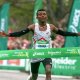 1/9. L'Éthiopien Abeje Ayana remporte le Marathon de Paris 2023. © Michel Stoupak. Dim 02.04.2023, 09h22m14.
