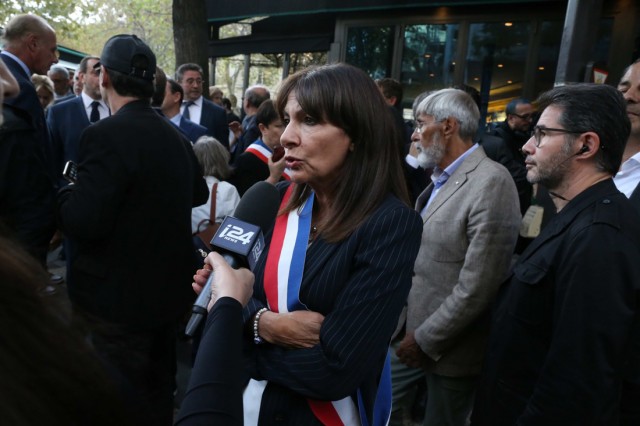2/18. Soutien à Israël. Anne Hidalgo, maire de Paris. © Michel Stoupak. Lun 09.10.2023, 16h58m32.