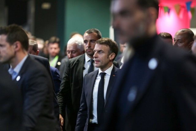 3/12. Emmanuel Macron visite le Salon de l'agriculture. © Michel Stoupak. Sam 24.02.2024, 13h27m49.