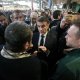 5/12. Emmanuel Macron à l'écoute des agriculteurs. © Michel Stoupak. Sam 24.02.2024, 13h33m04.