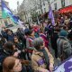 2/8. Des manifestants favorables à l'avortement, place de la Sorbonne. © Michel Stoupak. Mer 28.02.2024, 16h33m20.