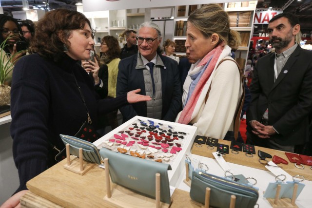 11.11.2024. Astrid Panosyan-Bouvet visite le salon “Made in France”