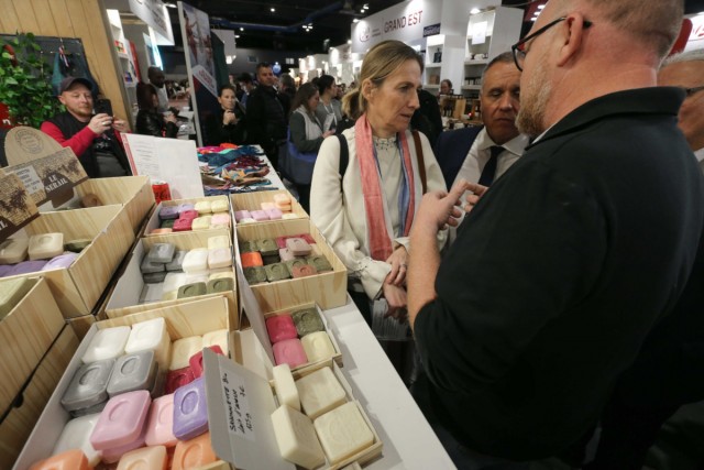 11.11.2024. Astrid Panosyan-Bouvet visite le salon “Made in France”