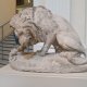 13/37. Lion au serpent, par Antoine-Louis Barye, 1832, plâtre modèle. Jeu 21.05.2015, 12:20.