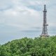 12/15. L'antenne style Tour Eiffel vue de la Passerelle des Quatre-Vents. Sam 23.05.2015, 16:55.