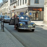 01.07.2018. Véhicules anciens. Un troisième Embouteillage plutôt fluide à Morlaix