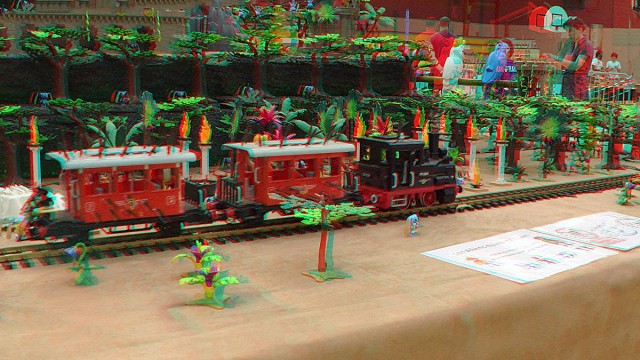 14.07.2018. Des dioramas de qualité à l'exposition Playmobil de Plourin (en 3D)